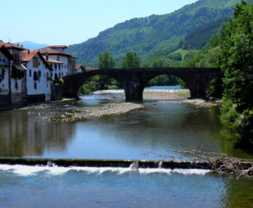 Río Bidasoa en Sunbilla