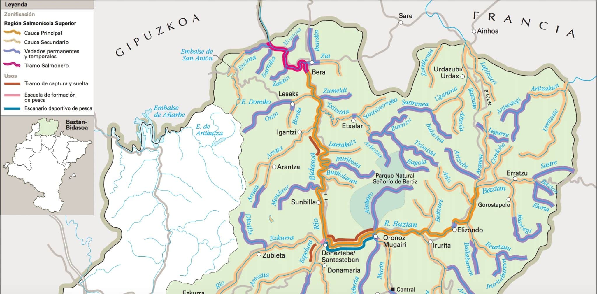 Bidasoa River route