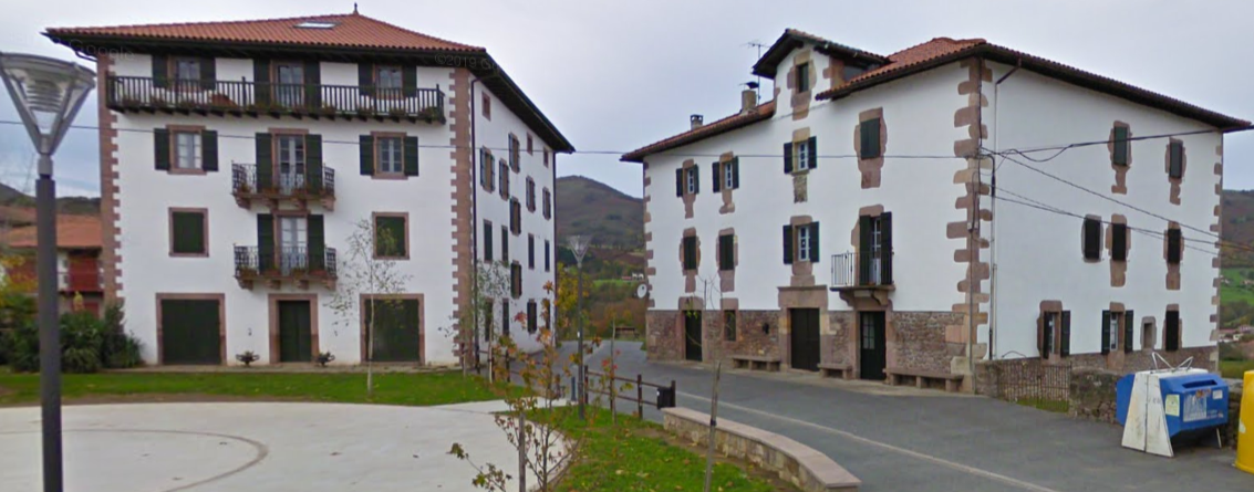 Main street of Arizkun, Baztan Valley