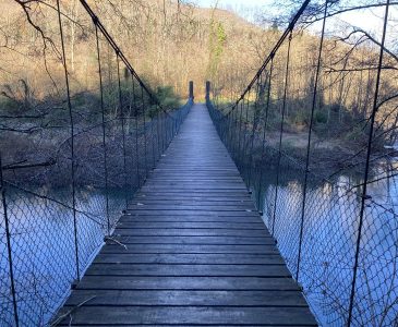 Puente de madera Sunbilla