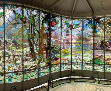 Vidrieras artísticas del Señorío de Bértiz en Navarra