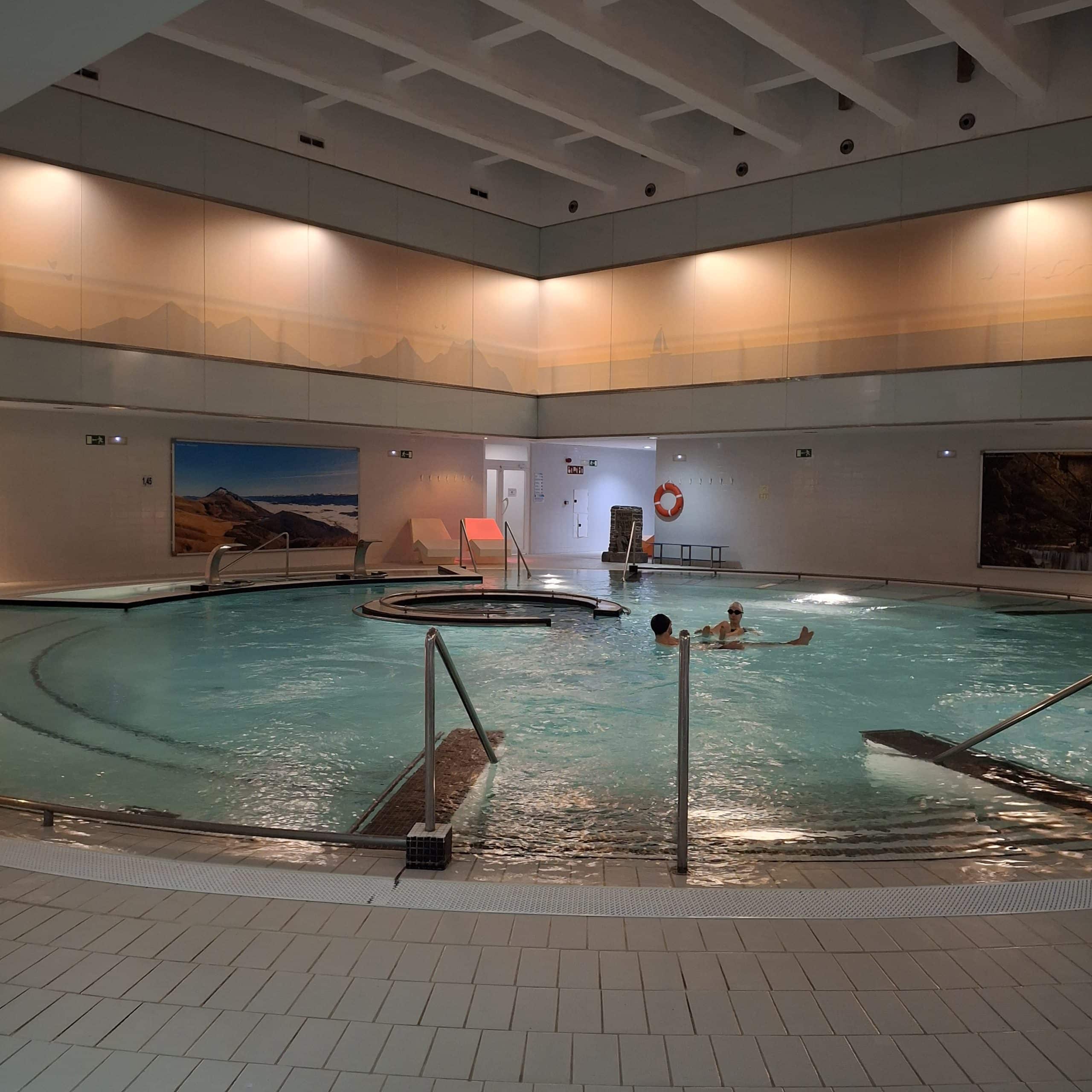 Enjoying the El Gorriaga spa